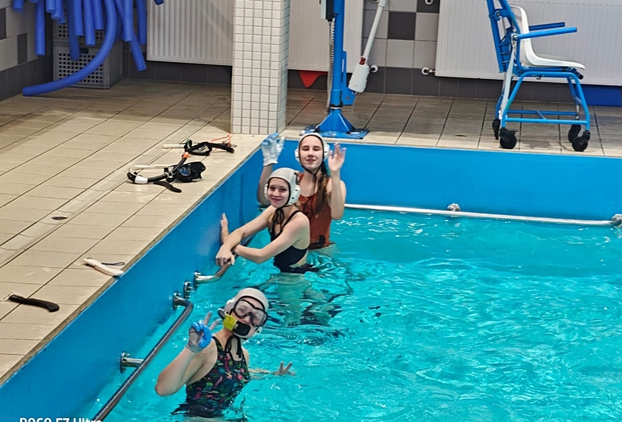 Hokej pod wodą Walenie UWH Siemianowice śląskie